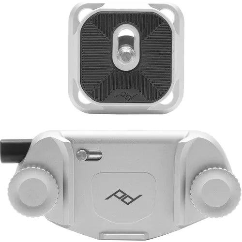 Peak Design Capture Camera Clip v3 (Silver) Front View
