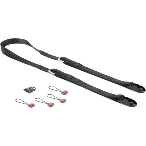 Peak Design Leash Camera Strap Black with Anchor Link quick-release system