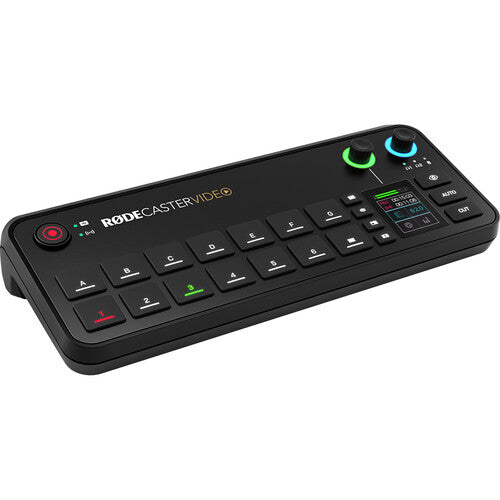RODE RØDECaster all-in-one podcast production console with touchscreen controls