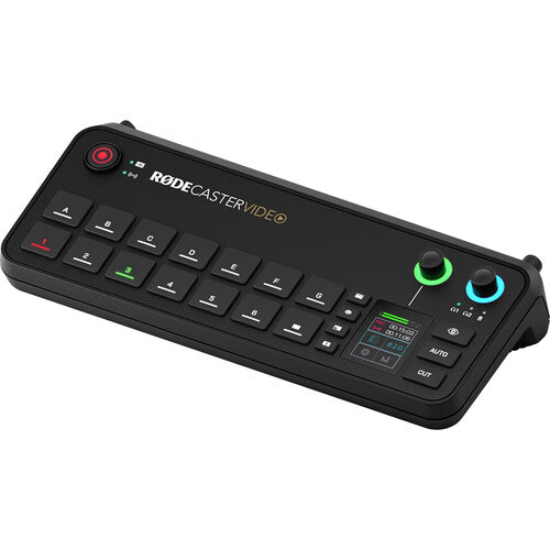 RODE RODECaster All-in-One Video & Production Production Console Side view