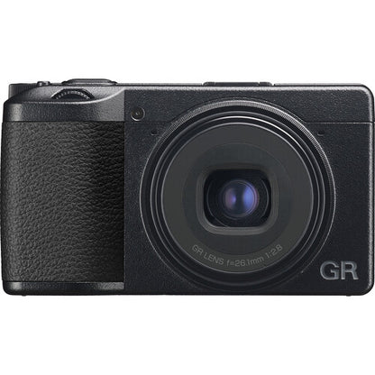 Ricoh GR IIIx digital camera with APS-C sensor, 40mm equivalent f/2.8 lens and sensor-shift stabilization