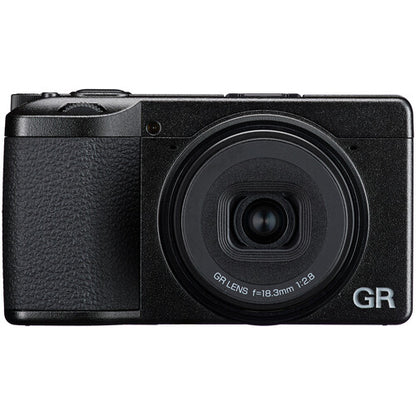 Ricoh GR IV digital camera with APS-C sensor, 28mm equivalent f/2.8 lens and sensor-shift stabilization