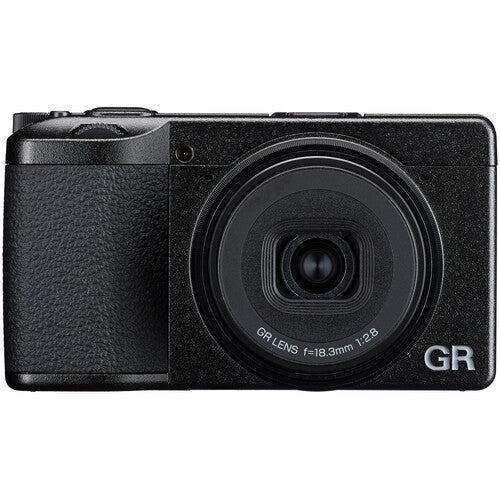 Ricoh GR IV digital camera with APS-C sensor, 28mm equivalent f/2.8 lens and sensor-shift stabilization