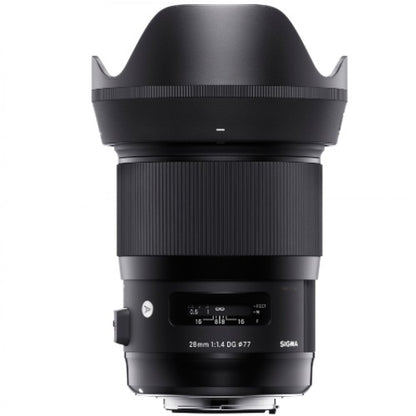SIGMA 28mm F/1.4 DG HSM Art wide-angle prime lens for Nikon F-mount cameras