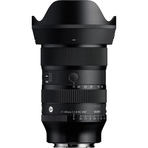 SIGMA 17-40mm F1.8 DC ART Sony E  Front view