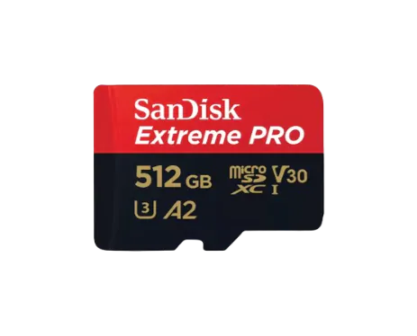 SanDisk Extreme PRO 512GB microSDXC UHS-I V30 memory card