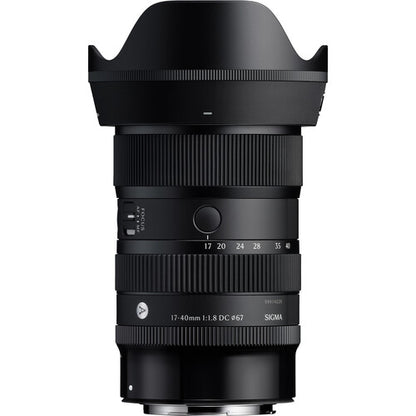 Sigma 17-40mm f/1.8 DC Art Lens (Canon RF) Front view