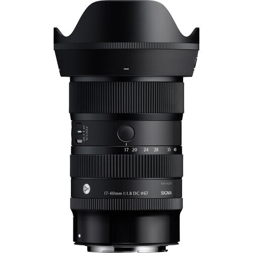 Sigma 17-40mm f/1.8 DC Art Lens (Canon RF) Front view