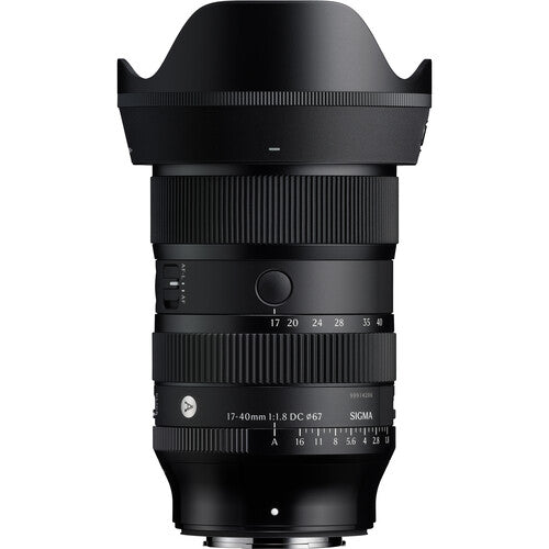 Sigma 17-40mm f/1.8 DC Art Lens (FUJIFILM X) Front view
