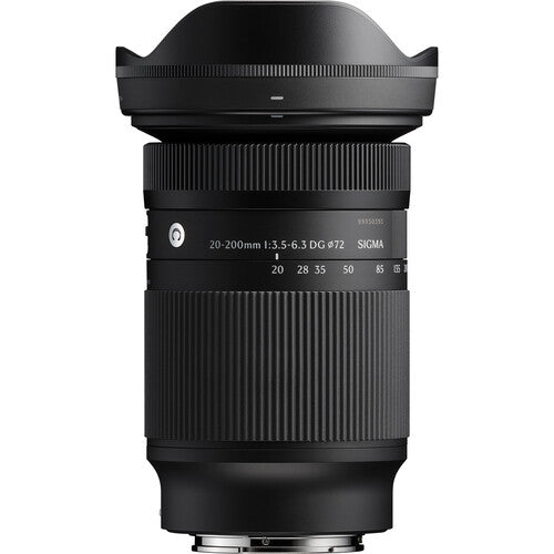 Sigma 20-200mm f/3.5-6.3 DG Contemporary Lens for versatile photography and video shooting
