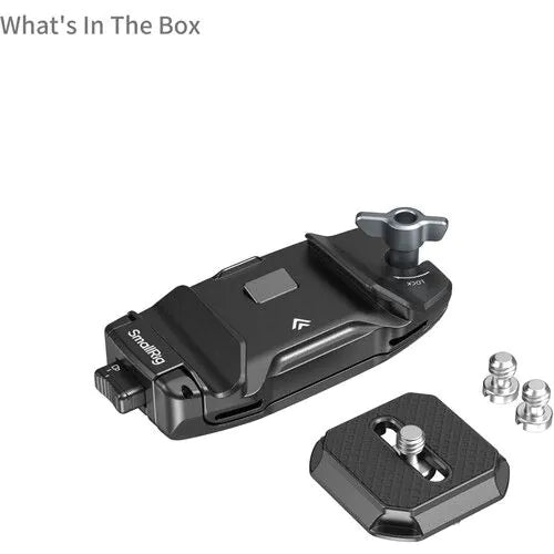SmallRig Camera Clip with Quick Release Mount Plate