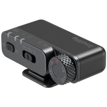 SmallRig S 70 2-Person Wireless Microphone System for Cameras and Mobile Devices (2.4 GHz)