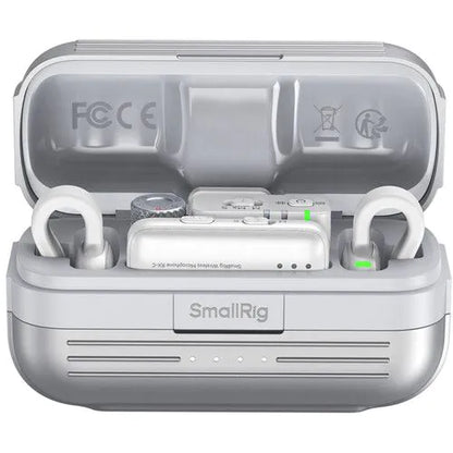 SmallRig S 70 2-person wireless microphone system for cameras and mobile devices with charging case White
