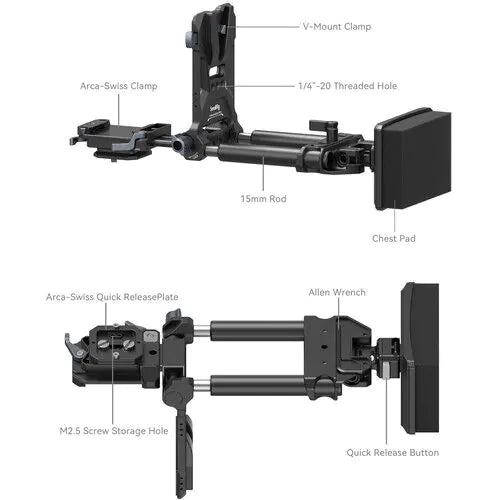 SmallRig Advanced V-Mount Battery Mounting System
