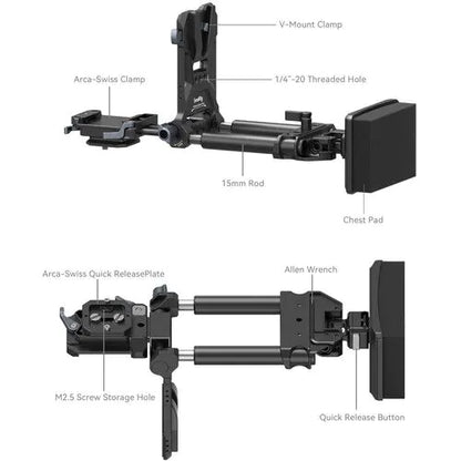 SmallRig Advanced V-Mount Battery Mounting System