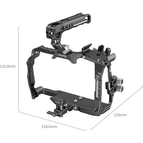 SmallRig Basic Cage Kit for Blackmagic Design Cinema Camera 6K side view