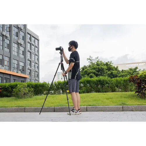 SmallRig CT-20 Aluminum Tripod with Ball Head Side View