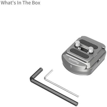 SmallRig Hawklock H38 Arca-Type Base with Quick Release Plate Side View