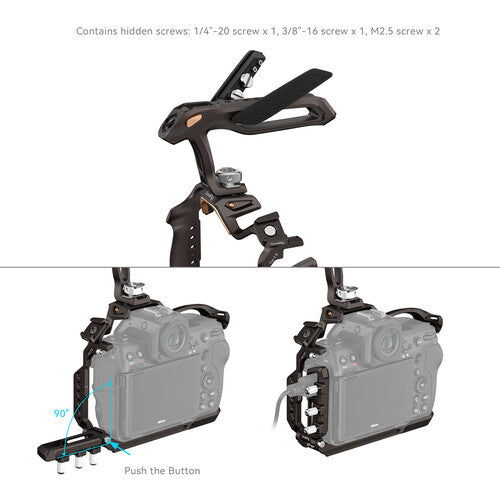 SmallRig “Night Eagle” Cage Kit for Nikon Z 8 side back view