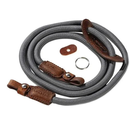 SmallRig Universal Braided Shoulder Strap (Gray) Front View