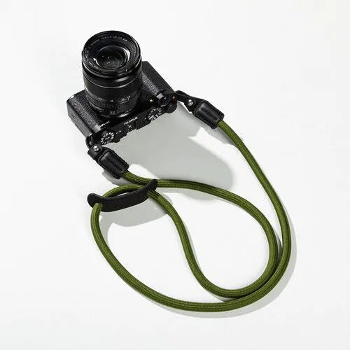 SmallRig Universal Braided Shoulder Strap (Green) Side View