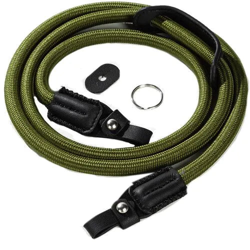 SmallRig Universal Braided Shoulder Strap (Green) Front View