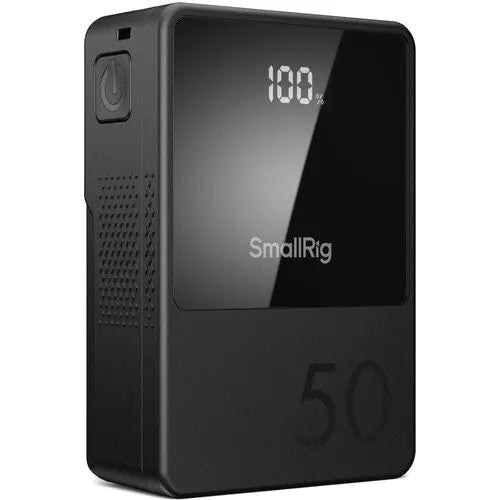 SmallRig VB50 mini V-Mount Battery 3579B 50Wh with USB-C, D-Tap & DC outputs