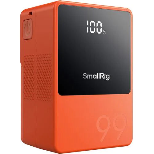 SmallRig VB99 Mini V Mount Battery Orange compact 99Wh power solution