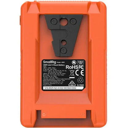 SmallRig VB99 mini V Mount Battery (Orange)