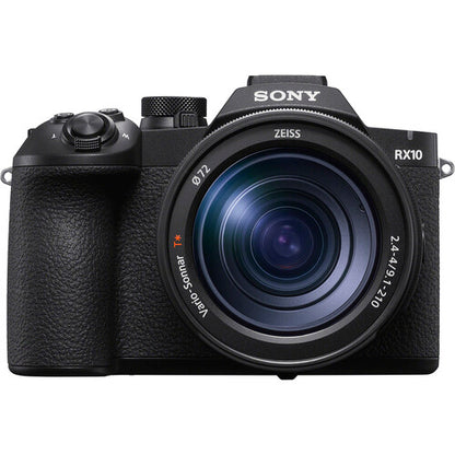 Sony RX10 V Digital Camera with 20.1MP 1-inch Exmor RS sensor, 25x ZEISS zoom lens, AI autofocus, and 4K video recording