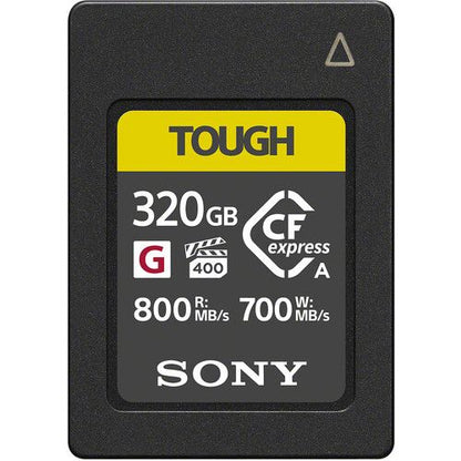 Sony CFexpress Type A 320GB R800/W700 (Tough) Front View
