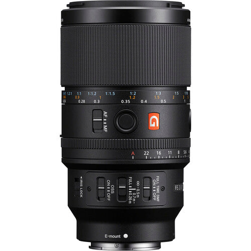 Sony FE 100mm f/2.8 Macro GM Lens Middle View