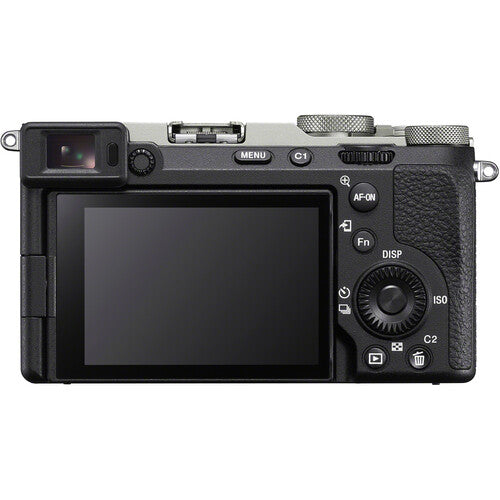 Sony a7CR Mirrorless Camera (Silver) Back View