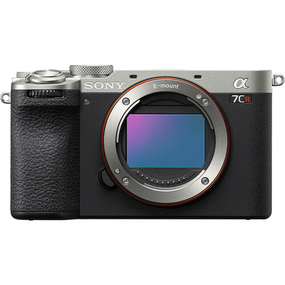 Sony a7CR Mirrorless Camera (Silver) Front View