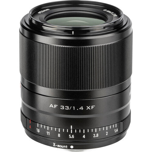 Viltrox AF 33mm F1.4 XF V2 Black prime lens for Nikon Z, Sony E, Fujifilm X mount