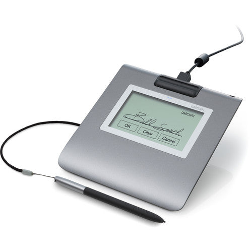 Wacom STU-430 Monochrome Signature Pad with battery-free pen and USB connection