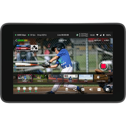 YoloBox Ultra all-in-one 4K live streaming switcher with touchscreen for multi-camera production