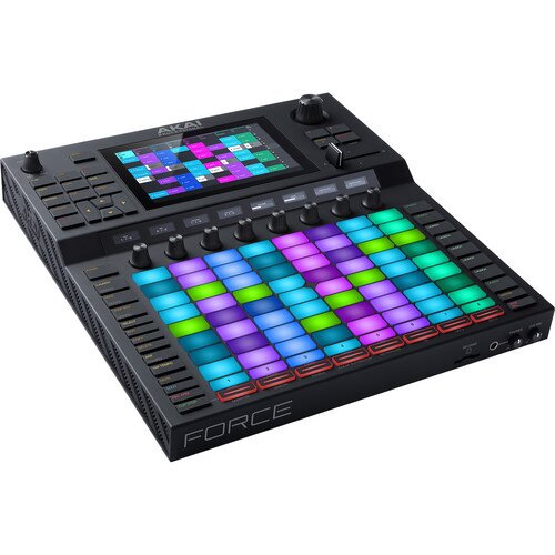 Akai Force standalone DJ production system with 8x8 RGB pad grid