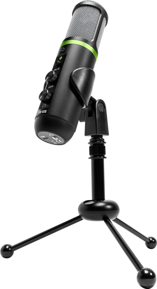 Mackie EM-USB EleMent Series USB condenser microphone in green