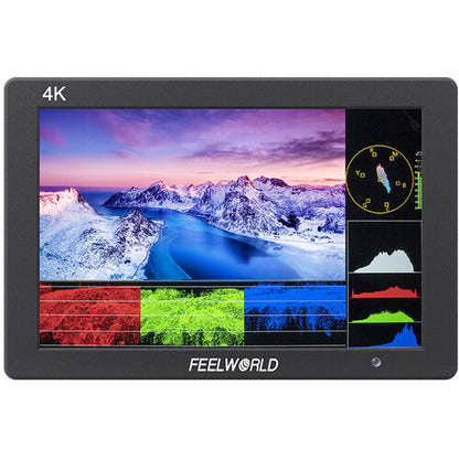 FeelWorld T7 Plus 7" IPS On-Camera Monitor with 3D LUT, Waveform & Vectorscope