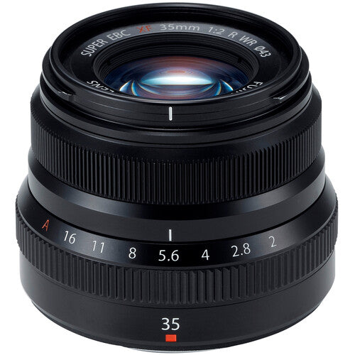 FUJIFILM XF 35mm f/2 R WR Black lens for X-Series mirrorless cameras