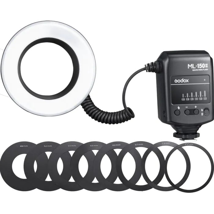 Godox ML-150 II Macro Ring Flash for close-up and macro photography