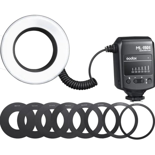 Godox ML-150 II Macro Ring Flash for close-up and macro photography