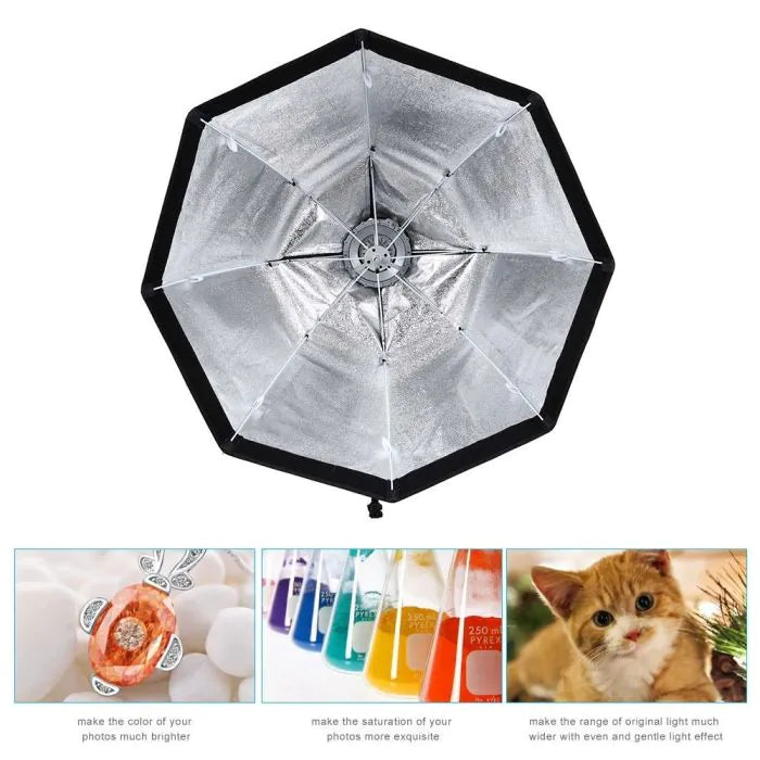 Godox Octa Umbrella Softbox with grid 80 cm bowens mount