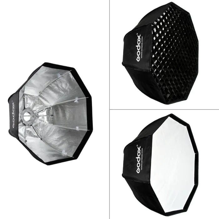 Godox Octa Umbrella Softbox with grid 80 cm bowens mount