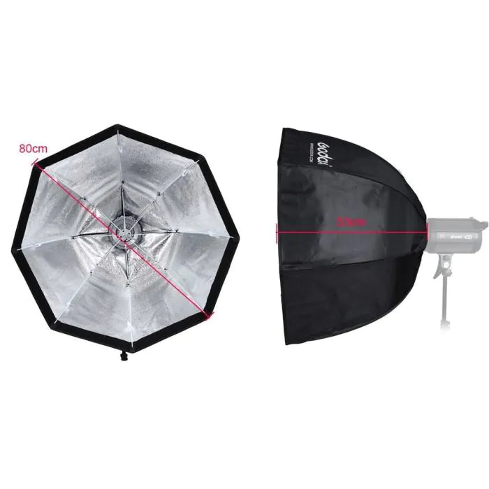 Godox Octa Umbrella Softbox with grid 80 cm bowens mount