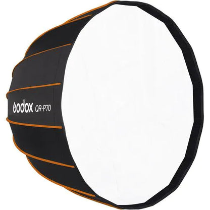 Godox P70 Quick Release Parabolic Softbox with Bowens Mount & Grid (70cm)