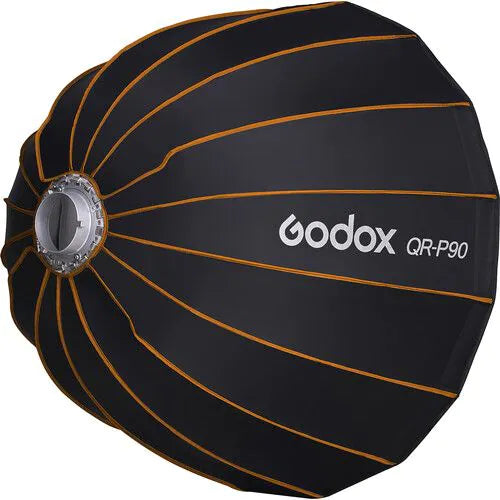 Godox P90 Quick Release Parabolic Softbox with Bowens Mount & Grid (90cm)