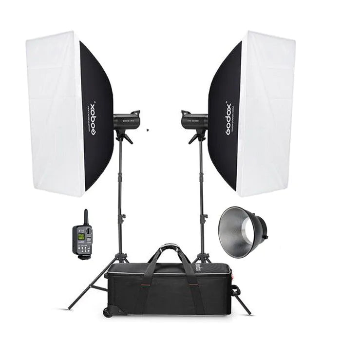 Godox SK400II-V 2-light studio flash kit for professional photography