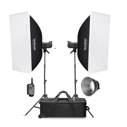 Godox SK400II-V 2-light studio flash kit for professional photography